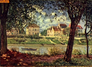 Seine bei Saint-Mamm�s nach Sisley